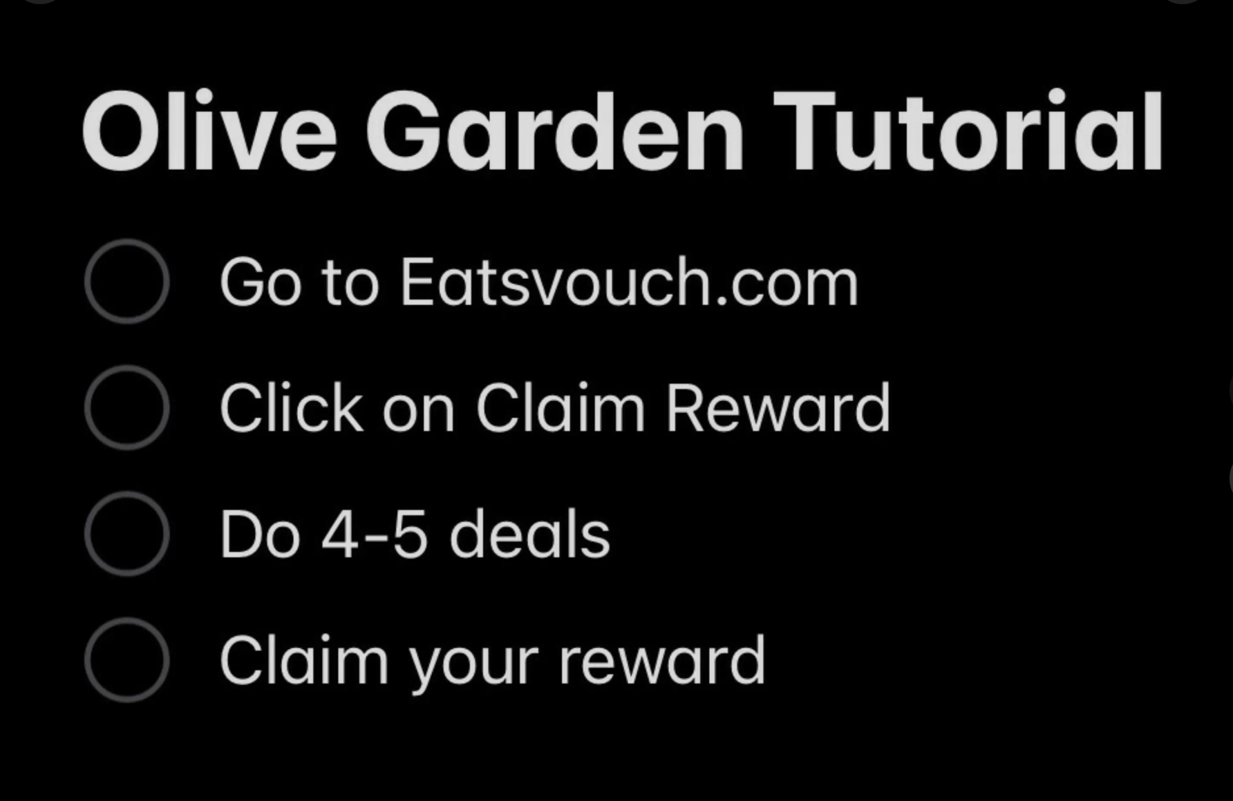 Image of the tutorial as shown in the video